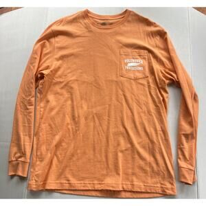 UT Volunteers Orange Peel Pocket Long Sleeve Graphic Tee Gameday Gear Men M